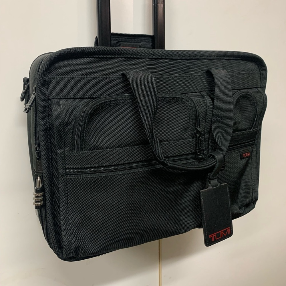 Tumi Roller Business Travel Briefcase Gem